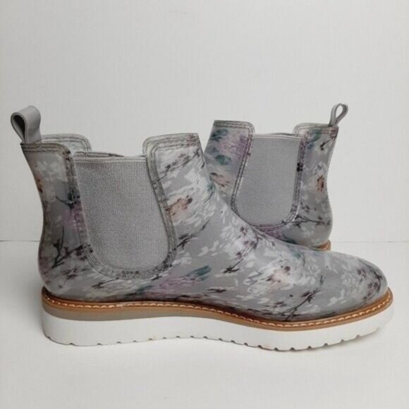 COUGAR Kensington Chelsea Rain Waterproof Boots Floral Sz 10 - Picture 10 of 14